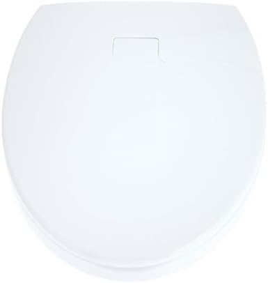 Nuby family toilet lid fully opened demonstrating how the toddler insert stays hidden for adult convenience
