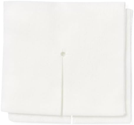 Close up view of the low linting highly absorbent sterile six ply drain sponge material texture.