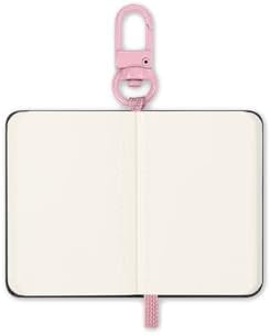 Interior view of Moleskine x Blackpink mini notebook plain pages.