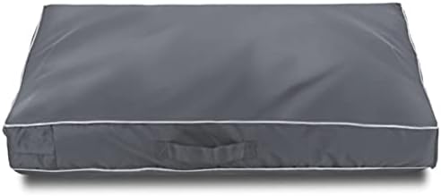 Chinchilla washable dog bed replacement cover close up of heavy duty zipper opening