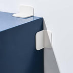 Detailed layout of the four pack Kinzilla removable furniture safety anchors and connection straps