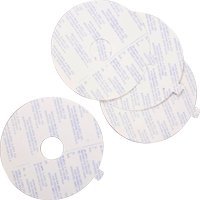 Marlen Manufacturing Double-Faced Adhesive Tape Disc front view for ostomy appliance security.