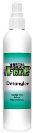 Authentic USA imported Nit Free lice removal kit with comb and repellent spray.