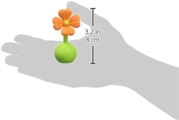 Authentic Haakaa orange silicone flower stopper for manual breastfeeding pumps
