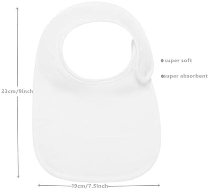 Close up of snap closure on lazyrhino baby bibs