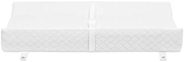 DaVinci waterproof changing pad angled view showing safety contours