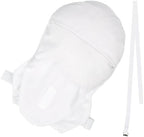 Durable medical grade safety mitts for elderly care with extra wide adjustable wrist closures.