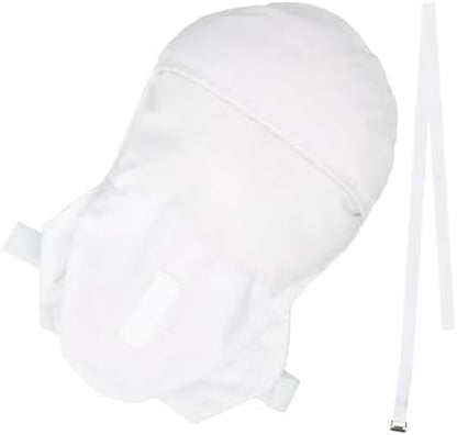 Durable medical grade safety mitts for elderly care with extra wide adjustable wrist closures.
