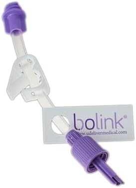 Bolink small cap gravity feeding set with cross spike and purple connector