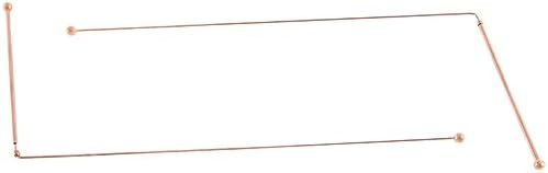 Handheld copper dowsing rods for paranormal investigation