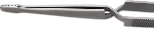 Side profile of the sterilizable rust free stainless steel tick extraction tool for dogs and cats.