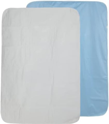 Pack of three Vakly premium medical grade underpads neatly folded to highlight thickness and durable material quality