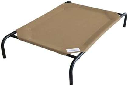 Coolaroo Original Elevated Dog Bed - Breathable Off-The-Ground Pet Bed with Cooling Fabric, Joint Relief & Moisture-Resistant Fabric, 100% Recyclable, Easy Clean, Nutmeg, Large - Image 2