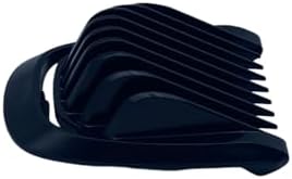 Close up detail of 1mm beard trimmer guard plastic build