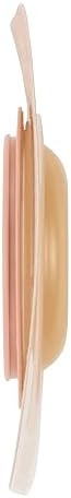 Hollister soft convex two piece barrier with red color code match floating flange