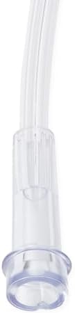 Standard universal connector on Medline respiratory tubing for oxygen concentrators