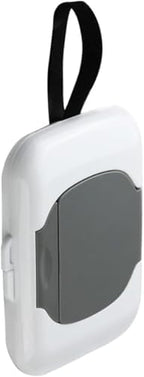 Compact wet wipe travel case for diaper bag storage