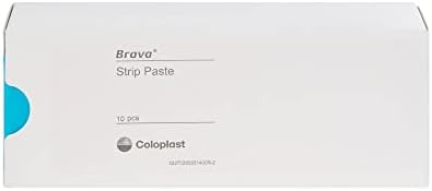 Individually wrapped pectin based sting free stoma paste strips for filling uneven skin surfaces