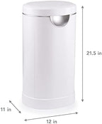 Munchkin diaper pail placed in modern nursery setting