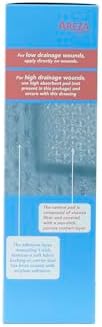 Areza Medical latex free wound dressing dimensions and layout illustration