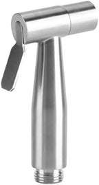 Brushed nickel bathroom bidet sprayer kit components