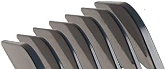 Full 7 piece Andis metal clipper guard set arranged in order
