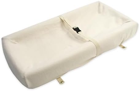 Naturepedic certified organic baby diaper changing table sheet texture close up