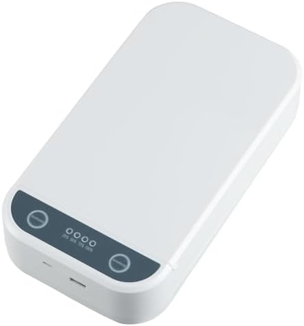 Soiiw blue light cleaning box with lid open