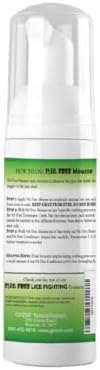Nit Free enzymatic foam bottle for dissolving lice egg glue safely