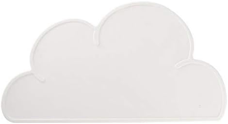 Love Dream Silicone Pet Feeding Mat White raised edge detail