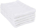 Gerber 10 count prefold cloth diapers stacked arrangement.