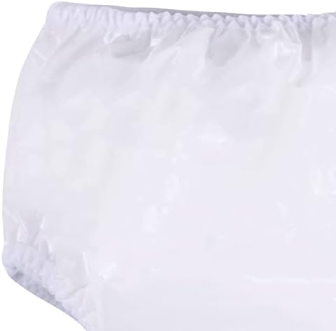 Stack of 8 white Gerber waterproof diaper covers