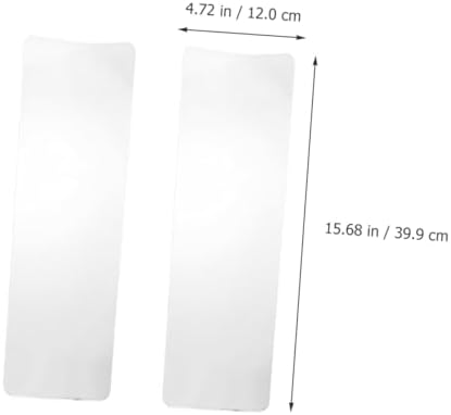 Clear Hair Highlighting Board Dye Paddle 15.70X4.72In Lightweight Acrylic Hair Color Tool for Precise Salon and Home Coloring - Image 5
