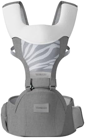 Back view of Yemkezo baby carrier with adjustable straps