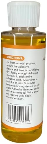 Fast acting citrus scented medical adhesive solvent for insulin pumps and tapes