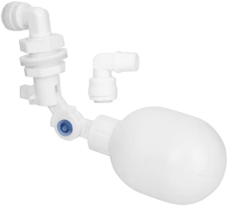 Tikatarer adjustable plastic float valve demonstrating the 180 degree flexible arm rotation path
