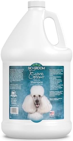 Bio-Groom Econo-Groom 1 gallon pet shampoo label details