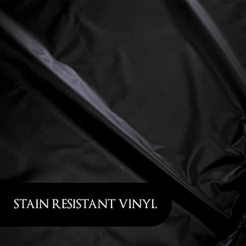 Betty Dain vinyl salon cape showing waterproof material
