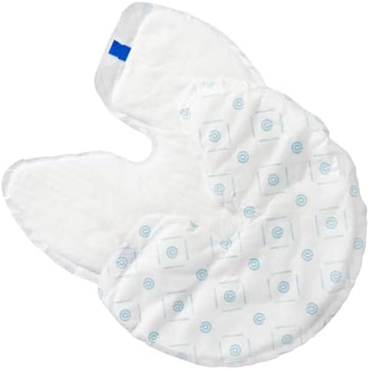 Close up view of the superabsorbent core layer on the QuickChange catheter alternative wrap for men.
