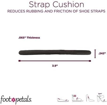 Adhesive strap cushions for sandals and high heels