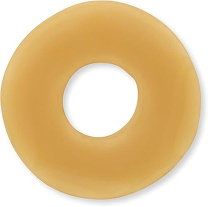 Hollister Adapt 2 inch Softflex rings being stretched for custom stoma fit
