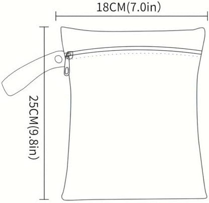 Diaper bag organizer pouches showing internal storage capacity