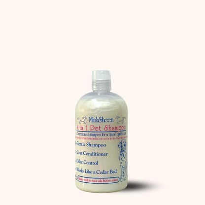 Touch of Mink Minksheen Dog Grooming Shampoo and Conditioner front view bottle