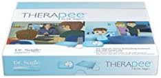 TheraPee nocturnal enuresis training kit highlighting the ten-sound audio alarm base and connection cables.
