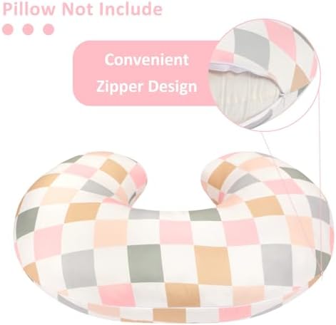 Dilimi nursing pillow cover hidden zipper detail