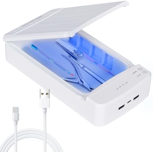 Setgnur UV Nail Tool Cleaner Box front view portable design