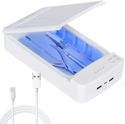 Setgnur UV Nail Tool Cleaner Box front view portable design
