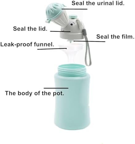 Kids Portable Travel Urinal 500ml for Toddler Boys Girls Pee Training Emergency Toilet Potty for Car Trip Outdoor Camping on The Road Park Beach Travel Essentials - Image 5