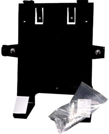 Durable black steel Zoll 8000-0809-01 mounting bracket for medical equipment security.