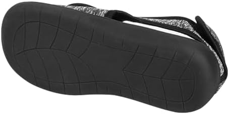 Breathable mesh fabric detail on ITODA sandals for arthritis relief.